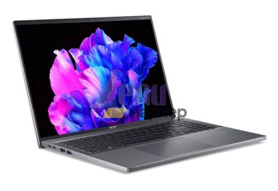 Лаптоп Acer Swift Go16, SFG16-71-58DL, Intel Core i5-1335U (up to 4.60 GHz, 12MB), 16" WUXGA SlimBezel IPS, 16GB LPDDR5,1024GB PCIe NVMe SSD, Intel UMA, WIFI6E+BT, CR Micro SD, QHDCamera, FPR, No OS, Gray