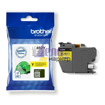 Консуматив Brother LC462Y Yellow Ink Cartridge for MFC-J2340DW/J3540DW/J3940DW