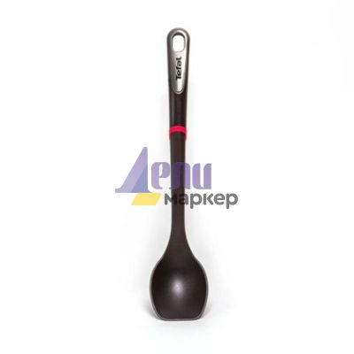 Лъжица Tefal K2060514, Ingenio, Spoon, Kitchen tool, Termoplastic, 39.8x9x4.6cm, Up to 230°C, Dishwasher safe, black