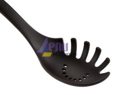 Лъжица Tefal K2060214, Ingenio, Pasta spoon, Kitchen tool, Nylon/Fiberglass, 39.6x10.6x6.4cm, Up to 220°C, Dishwasher safe, black