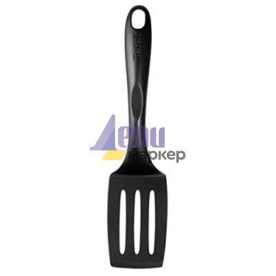 Шпатула Tefal 2745112, Bienvenue, Little spatula, Kitchen tool, With holes, Up to 220°C, Dishwasher safe, black