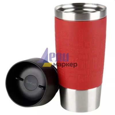 Термочаша Tefal K3084114 TRAVEL MUG 0.36L red slv TEF