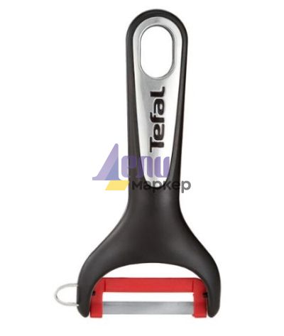 Белачка Tefal K2071814, Ingenio, Peeler "Y", Kitchen tool, Nylon/fiberglass, 25.4x9.4x2.4cm, Up to 230°C, Dishwasher safe, black and red