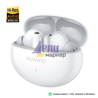 Слушалки Huawei FreeBuds 6i White