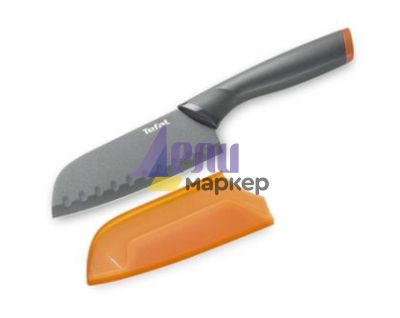 Нож Tefal K1220104, Fresh Kitchen Santoku knife + cover 12 cm