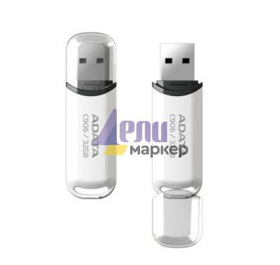 Памет ADATA C906 32GB USB 2.0 White