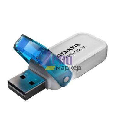 Памет ADATA UV240 32GB USB 2.0 White