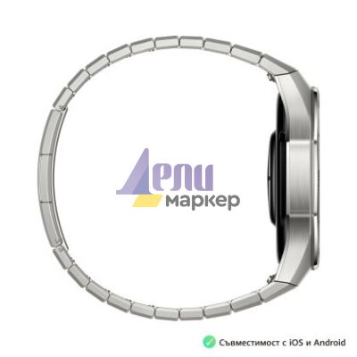 Часовник Huawei Watch GT5 Pro Vili-B29M, 1.43", Amoled, 466x466, PPI 326, BT5.2, BLE/BR/EDR, 524mAh, 40-meter free diving, HUAWEI TruSense System, ECG analysis, Battery life up to 14 days, Compatible with iOS and Android devices, Titanium