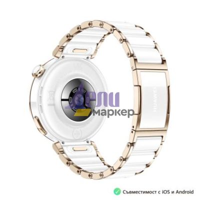 Часовник Huawei Watch GT5 Pro Jana-B29C, 1.32" Amoled 466x466, PPI 352, BT5.2, BLE/BR/EDR, 323mAh, 40-meter free diving, HUAWEI TruSense System, ECG analysis, Battery life up to 7 days, Compatible with iOS and Android devices, Ceramic