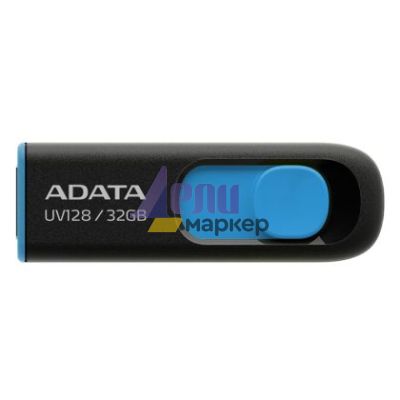 Памет ADATA UV128 32GB USB 3.2 Black