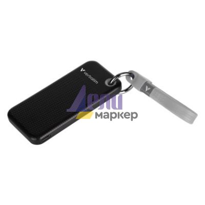 Твърд диск Verbatim Pocket SSD USB 3.2 Gen 2 1TB Black/Grey