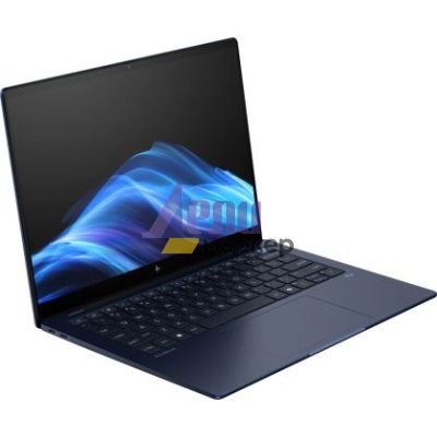 Лаптоп HP Dragonfly G5Q Darker Atmospheric Blue Opaque, Snapdragon X Elite - X1E78100(12x - 3.4GHz), 14" BV 2.2K 400nits Touch, 32GB On board, 1TB PCIe SSD, WiFi 7+BT5.4, Backlit Kbd, 3C Batt, Win 11 Pro, 5Y NBD On Site