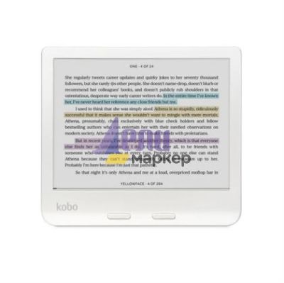 Четец за Е-книги Kobo Libra Colour e-Book Reader, E Ink Kaleido touchscreen 7 inch, 1680 x 1264, 32 GB, 2 GHz, Greutate 0.215 kg, Wireless Da, Comfort Light PRO, IPX8 - up to 60 mins in 2 metres of water, 15 file formats supported natively, White