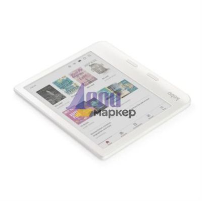 Четец за Е-книги Kobo Libra Colour e-Book Reader, E Ink Kaleido touchscreen 7 inch, 1680 x 1264, 32 GB, 2 GHz, Greutate 0.215 kg, Wireless Da, Comfort Light PRO, IPX8 - up to 60 mins in 2 metres of water, 15 file formats supported natively, White