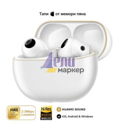 Слушалки Huawei FreeBuds Pro 4 Piano-T180 Ceramic Whiter