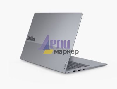 Лаптоп Lenovo ThinkBook 14 G7 AMD Ryzen 5 7535HS (up to 4.55GHz, 16MB), 16GB DDR5-4800, 512GB SSD, 14" WUXGA (1920x1200) IPS AG, AMD Radeon 660M Graphics, 1080p&IR Cam, Backlit KB, 3 cell, WLAN, BT, FPR, Win11Pro, 3Y CCI