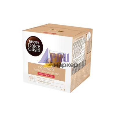 Кафе капсула NESCAFE Dolce Gusto Cortado Espresso Macchiato Decaffeinato 16 бр.