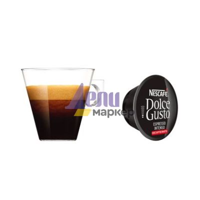 Кафе капсула NESCAFE Dolce Gusto Espresso Intenso Decaffeinato 16 бр.