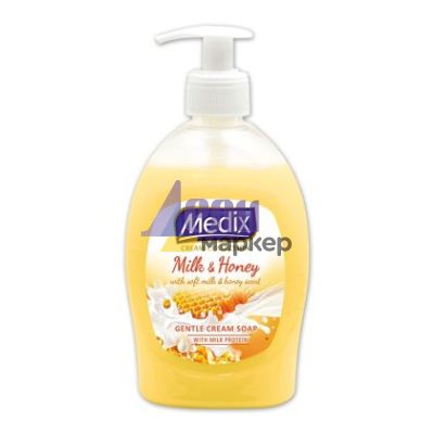 Течен сапун Medix Помпа 400 ml Milk&Honey