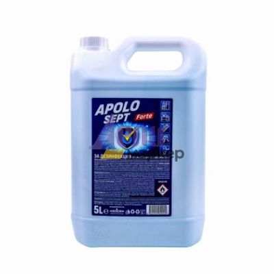 Дезинфектант Apolo Sept Forte Течен, 5 l