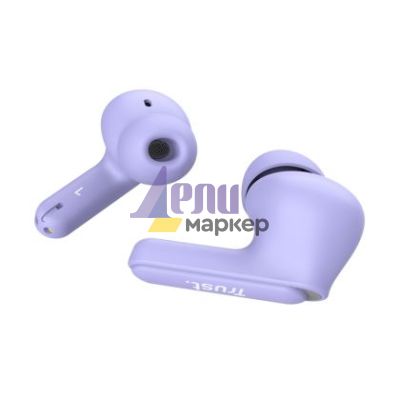 Слушалки TRUST Yavi Bluetooth ENC Earbuds Purple