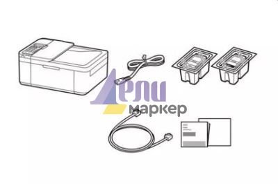 Мастилоструйно многофункционално устройство Canon PIXMA TR4651 All-In-One, White