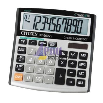 Калкулатор Citizen CT 500V II Настолен, 10-разряден