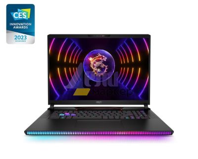 Лаптоп MSI Raider GE78 HX 13VH, RTX 4080, GDDR6 12GB, 17" 16:10 QHD+(2560x1600), 240Hz, IPS-level, i9-13950HX (24C/32T), DDR5 64GB 5600 (32GBx2), 2TB NVMe PCIe Gen4x4 SSD, 99 key per-key RGB 1.5mm, FHDCAM, 2Y, 4-Cell 99 Whr, Win 11 Home, 3.1 kg