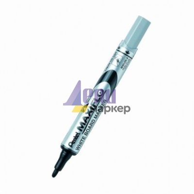 Маркер бяла дъска Pentel Maxiflo Объл Черен 4.0 mm