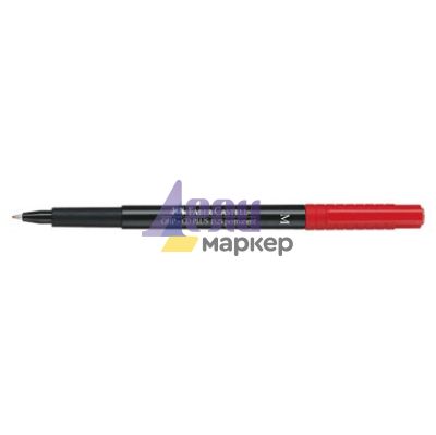 Универсален перманентен OHP маркер Faber-Castell 1525 М 1.0 mm Червен