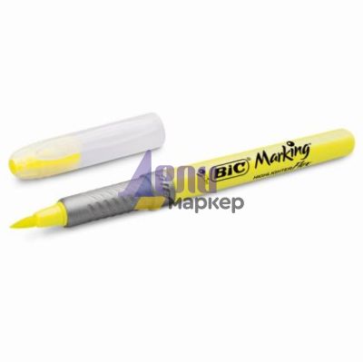 Текст маркер Bic Marking Flex Объл връх 1-5 mm Жълт