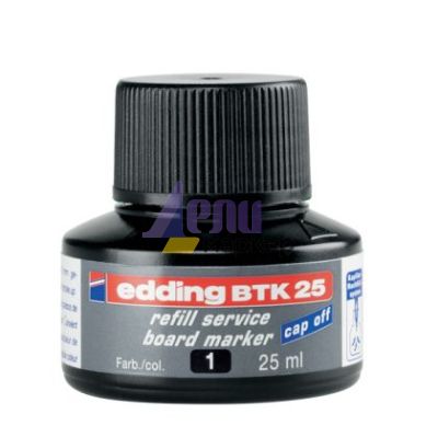 Мастило Edding BTK-25 За маркери за бяла дъска, 25 ml Черно