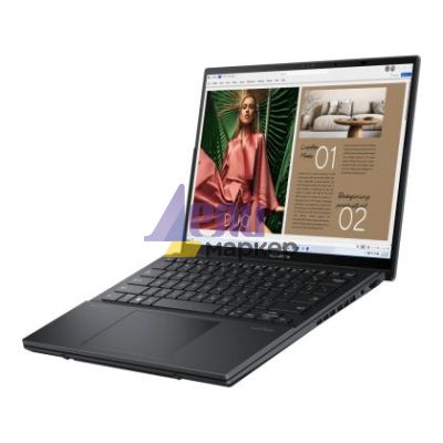 Лаптоп Asus ZenBook Duo 14 UX8406CA-PZ042X, Screen Pad Plus, INTEL ARL H Core Ultra 9 14" OLED, WQXGA+ ( 2880X1800 ) 16:10Touch, 32GB, 2TB SSD, Soft Keyboard, Windows 11 Pro,Gray, BackpackSleeve