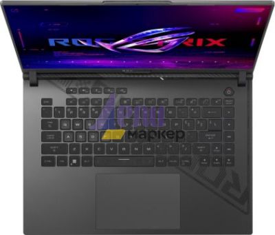 Лаптоп Asus Strix G16 G614JU-N3512, Intel i5-13450HX 2.4 GHz (20M Cache, up to 4.6 GHz),16.0 WUXGA 1920X1200 16:10, AG, 165 Hz,DDR5 16GB ( 8GB DDR5-4800 SO-DIMM *2 ) ,1TB , RTX4050 6GB GDDR6,Wi-Fi 6E ,Backlit Chiclet Keyboard 1-Zone RGB,NO OS,Eclipse Gray