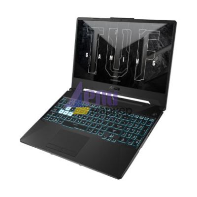 Лаптоп Asus TUF A15 FA506NF-HN009,AMD Ryzen5 7535HS/H (6-core/12-thread,16MB cache, up to 4.5 GHz ),15.6" FHD (1920x1080)144 Hz,16GB DDR5 4800(2*8),512 GB M.2 SSD,RTX 2050 4GB GDDR6,Wi-Fi 6(802.11ax),Backlit Chiclet Keyboard 1-Zone RGB, no OS, Graphite Bl