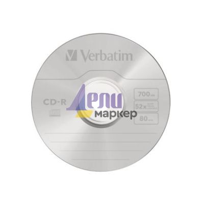 CD-R Verbatim 52x 700 MB 50 бр., фолио