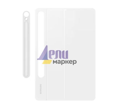 Клавиатура Samsung Tab S9/S9 FE Book Cover Keyboard White