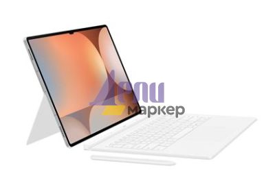 Клавиатура Samsung Tab S10 Ultra/S9 Ultra Book Cover Keyboard Slim White