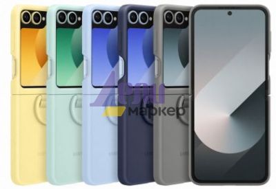 Калъф Samsung Grey Silicone Case - For Samsung Galaxy Z Flip 6