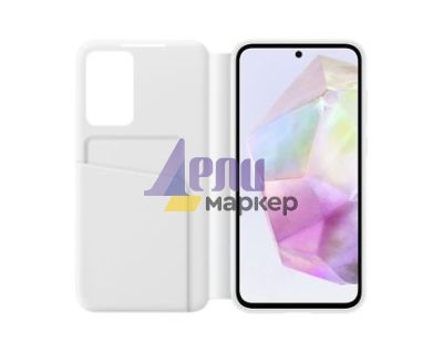 Калъф Samsung A35 Smart View Wallet Case White