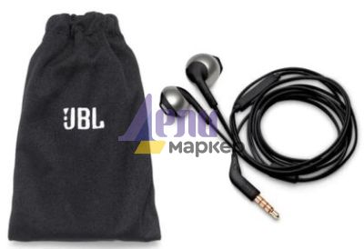 Слушалки JBL T205 BLK In-ear headphones