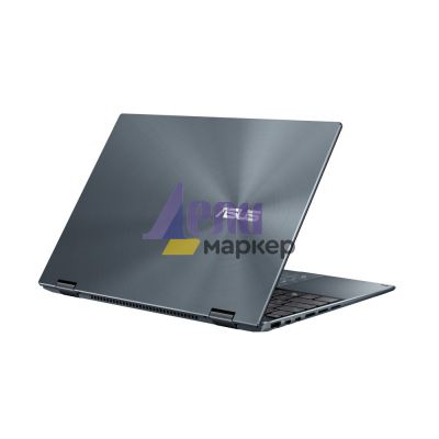 Лаптоп Asus Zenbook Flip OLED UP5401EA-OLED-KN721X, Numpad, Intel Core i7-1165G7 2.8 GHz (12M Cache, up to 4.7 GHz), OLED 14" WQXGA+ (2880 x 1800)16:10 Touch, 400Nits Glare, 16GB LPDDR4(ON BD), Intel Iris Xe, PCIEG3x2 512 GB SSD,Thunderbolt,TPM, Win 11 Pr