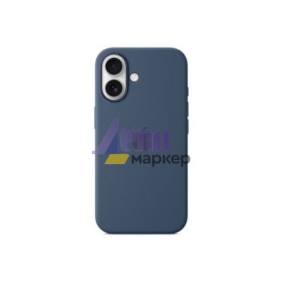 Калъф Apple iPhone 16 Silicone Case with MagSafe - Denim