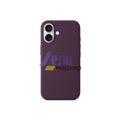 Калъф Apple iPhone 16 Silicone Case with MagSafe - Plum