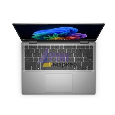 Лаптоп Dell Latitude 7455, X Elite X1E-80-100 (12 core, up to 3.4 GHz, 45 TOPS NPU), 14.0" QHD+ (2560x1600), IPS, AG Touch, 32GB onboard LPDDR5x 8448 MT/s, 512 GB SSD PCIe M.2, Intel Graphics, FHD IR Cam and Mic, Wi-Fi 7, FPR, BKT KB, Win 11 Pro, 3Y PS