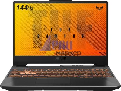Лаптоп Asus TUF F15 FX506LHB-HN324 , Intel i5-10300H 2.5 GHZ (8M cache, up to 4.5GHz 4, cores), 15.6" FHD AG (1920x1080)144Hz, 16GB DDR4 2933MHz (1x8 GB), PCIE NVME 512GB M.2 SSD, NVIDIA GeForce GTX1650 4GB GDDR6, WiFi 6, RGB Illum. Kbd, no OS, Black