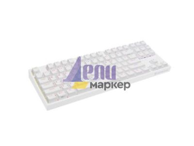 Клавиатура Genesis Gaming Keyboard Thor 404 TKL White RGB Backlight US Layout Yellow Switch