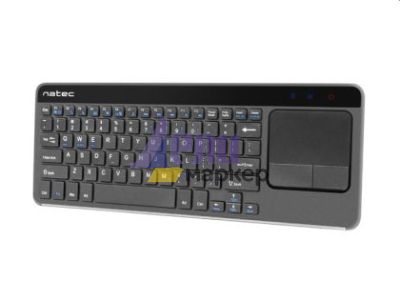 Клавиатура Natec wireless keyboard Turbot slim touch pad x-scissors us layout