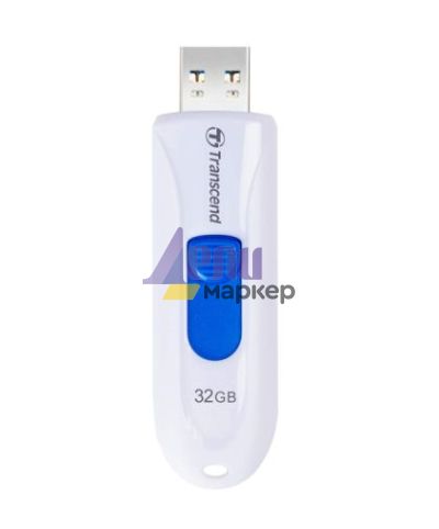 Памет Transcend 32GB, USB3.1, Pen Drive, Capless, White