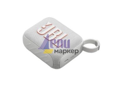 Тонколони JBL GO 4 WHT Ultra-portable waterproof and dustproof Speaker